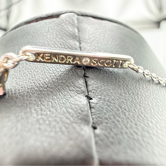 Kendra Scott Ari Heart Multi Strand Necklace Silver Layered Heart Pendant - Picture 2 of 12